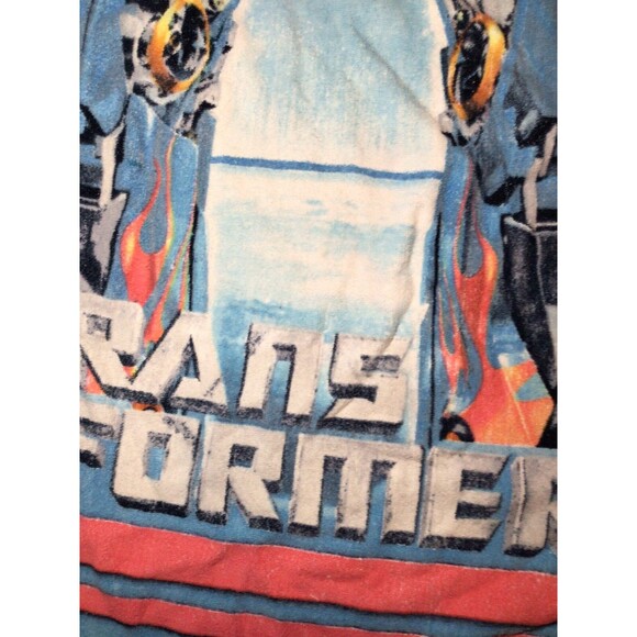 Vintage Transformers Bath Beach Towel Large 29”x53” Optimus Prime Movie - Picture 14 of 16